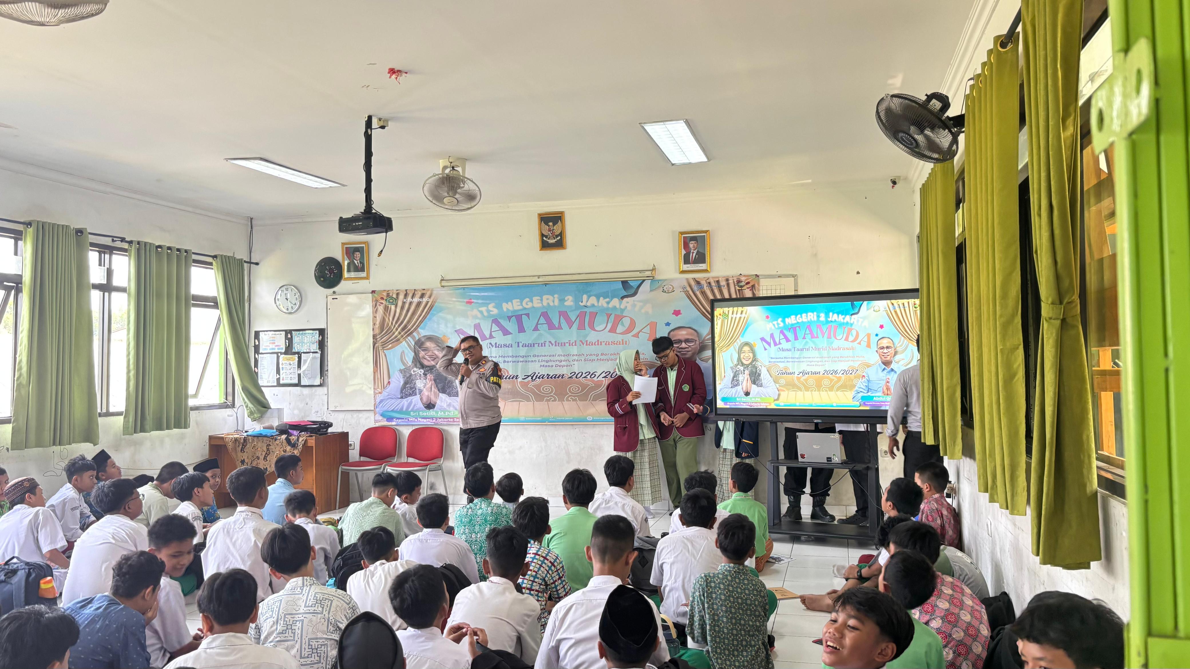 Hari Kedua Mata Muda MTs Negeri 2 Jakarta Tanamkan Budaya Sekolah yang Aman dan Nyaman