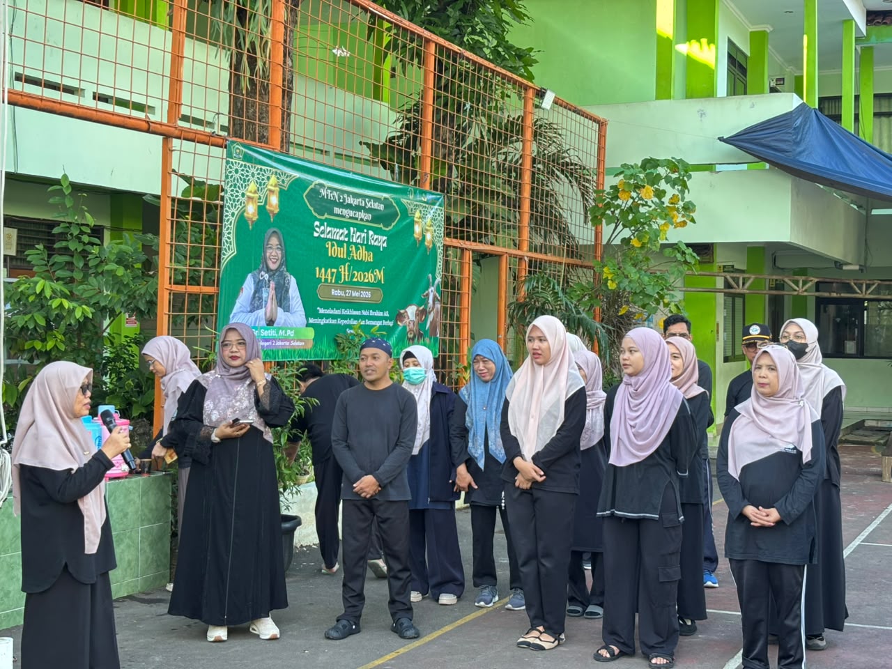 Pelaksanaan Ibadah Qurban Hari Raya Iduladha 1447 H di MTs Negeri 2 Jakarta