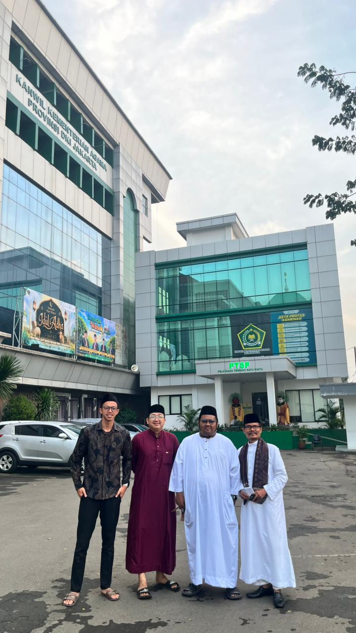 MTs Negeri 2 Jakarta mengikuti pelaksanaan Sholat Idul Adha 1447 H yang diselenggarakan Kanwil Kementerian Agama DKI Jakarta